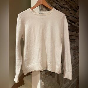 Cream colored lambs wool sweater